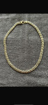 Zlatna ogrlica 750 dvobojna