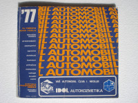 AUTOMOBIL "77 originalan katalog svih vrsta vozila tržišta JUGOSLAVIJE