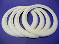 Bijeli obruči za gume 12"-16"