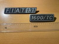 Fiat 131 1600/TC - natpis