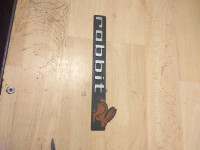 Golf 1 Rabbit natpis