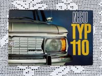 NSU TYP 110 ✰ Originalni prospekt iz 1965. g