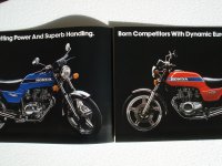 Originalni prospekt motocikla HONDA CB 250N/CB400N, iz 1980-ih god.