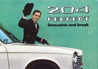 ORIGINALNI PROSPEKT PEUGEOT 204-MODEL 1966