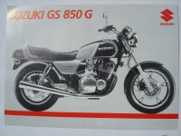 ORIGINALNI PROSPEKT motocikla SUZUKI GS 850 G