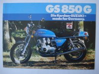 ORIGINALNI PROSPEKT motocikla SUZUKI GS 850 G iz 1979. godine BROCHURE