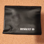 Renault 19 - original etui sa uputstvima za upotrebu