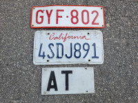 Tablice / reg. pločice - lot