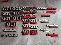 VW Golf MK1 MK2 GTI Emblem Znak za Prednju Masku Grill