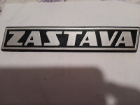 Zastava, plastična auto oznaka