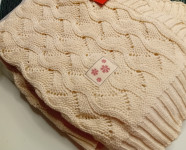 BEŽ DEKICA ZA BEBE - NOVO  75x100 cm