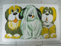 Podloga za blagovaonski stol - motiv pasa