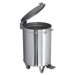 KANTA ZA OTPATKE SA PEDALOM 50 l, Inox Piave