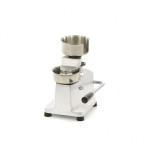 Preša za hamburgere Ø 100 mm – aluminij i inox, s papirom