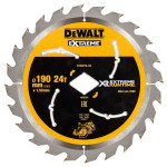 DeWalt list kružne pile 190x1,55x24Z extreme drvo DT40270 (za high tor
