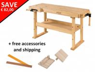 Stolarski drveni radni stol Ramia Hobby Advanced 1500