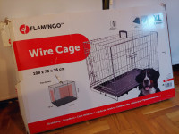 Metalni kavez za psa, Flamingo 109x70x76 cm (XL veličina)