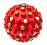 Tullo loptica grickalica za pse 11,4cm crvena