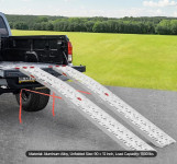 AL navozna / utovarna / sklopiva perforirana rampa od 228 cm NOVO!!!