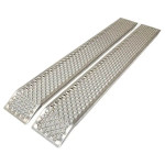 Navozna utovarna alu rampa 200x20 cm, ravna, set 2 komada (450 kg)