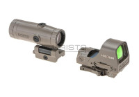 Holosun HS510C Solar Red Circle Dot Sight Combo with HM3X FDE