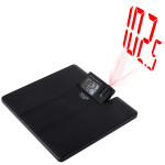 Digitalna osebna tehtnica do 180kg LCD s projektorjem črna