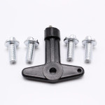 4 vijka i ključ za poklopce Renault  - NOVO!