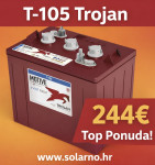 TROJAN T-105 6V 225Ah Baterije Akumulatori Deep Cycle TOP PONUDA!