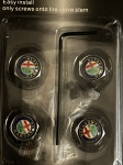 ALFA ROMEO - UKRASNE KAPE ZA VENTILE PROTIV KRAĐE - 4 KOMADA SET