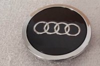 Audi čepovi za alu felge -Crni 68mm