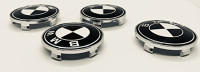 BMW, centar čepovi za alu felge, crno -bijeli, 56,60,65,68mm, novo!!!