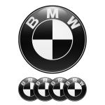 BMW centar naljepnica za ratkape i alufelge 56 i 65 mm, novo!