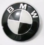 BMW znak za haubu 82 mm i 74 mm Made in Germany BIJELO - CRNI