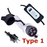 Kućni punjač za električna vozila 3.6 kW 16A 5m | Schuko-Type 1 | NOVO