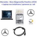 Mercedes dijagnostika Passthru + Laptop 9/2023.god Spremno za RAD