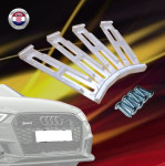 Nosači za tablice PLASTIC CLICK prozirni