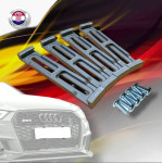 Nosači za tablice PLASTIC CLICK sivi