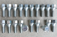 Vijci za alu felge M12 x1.5 CRNI