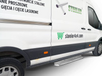Pragovi Bočne stepenice - Crna mat ili Crom - Steeler – Ford Transit (
