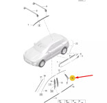 Prodajem stražnju lijevu ukrasnu letvicu, Porsche Macan