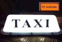 Taxi oznaka, Taksi tabla, Taxi transparent