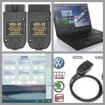 VCDS VAG COM vcds 23.3 Hex+V2 UDS ŠKODA VW SEAT AUDI + Laptop