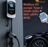 Wallbox 22kW 32A punjač za električna vozila - Type 2 - WIFI - RFID