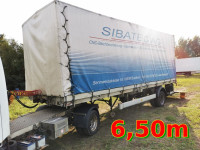Krapf BE Trailer Pritsche+Plane + LBW AHT1000 kg / 6,5 m