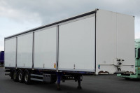 LeciTrailer KONTENER / KOFFER / OTWIERANE BOKI / MOCNA PODŁOGA SZYNA D
