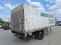 NAEF Pritsche + Plane + Bär Cargolift LBW semi-trailer