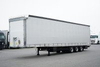 Schmitz Cargobull / FIRANKA / MEGA / MULTI LOCK / XL / OŚ PODNOSZONA