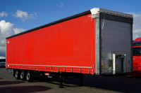 Schmitz Cargobull / FIRANKA / MEGA / OŚ PODNOSZONA / DACH PODNOSZONY /