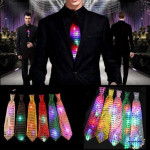 LED PARTY svijetleća kravata  - NEON - LED - GLOW -