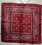 Marama - bandana 100 % pamuk BORDO